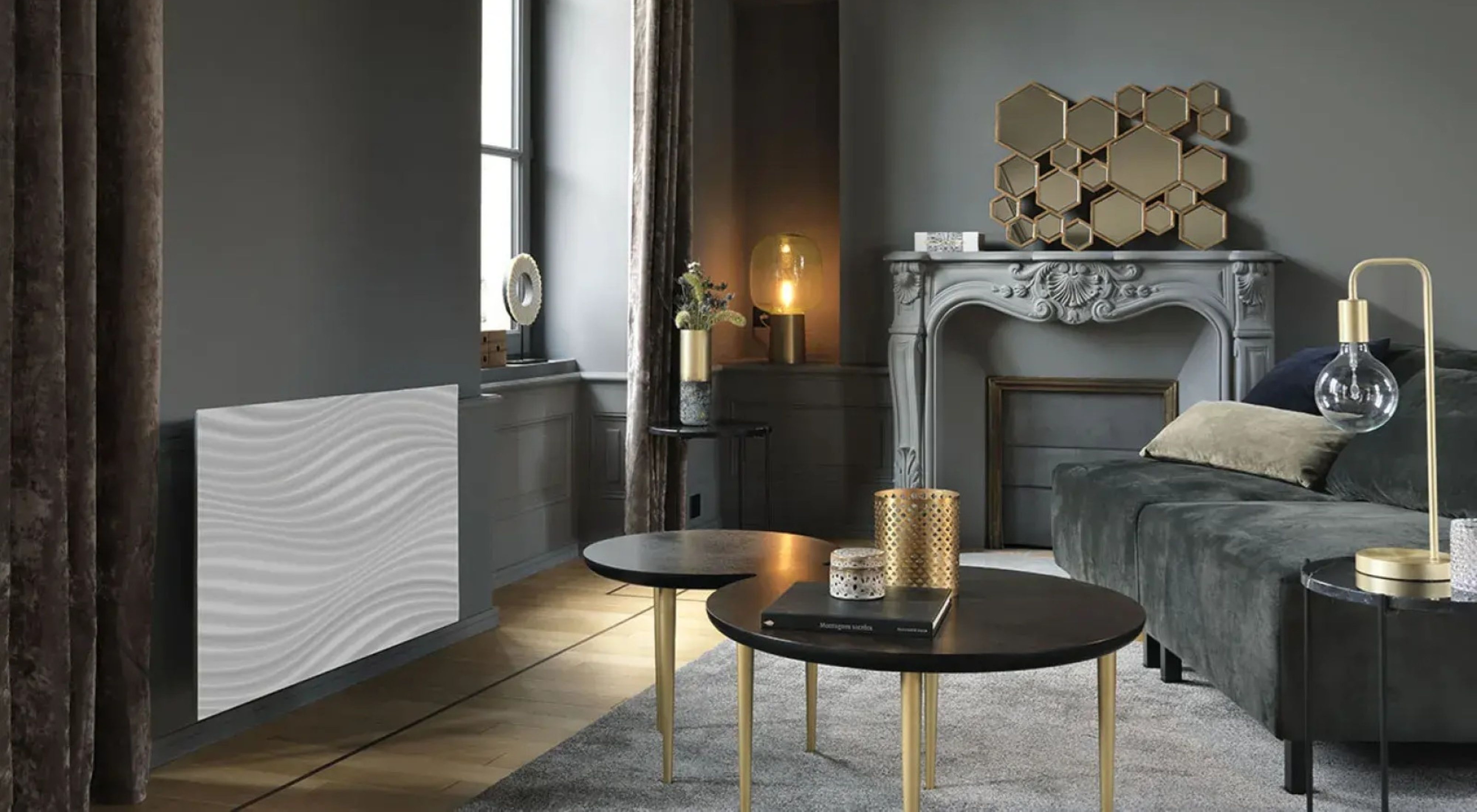 radiateur électrique dans un salon